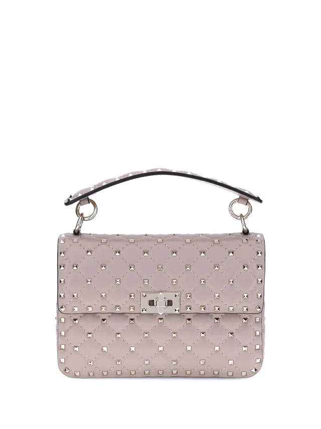 Valentino Garavani Shoulder Bag — Pink Lamb Ovis Aries in Pink Lambskin from HEWI