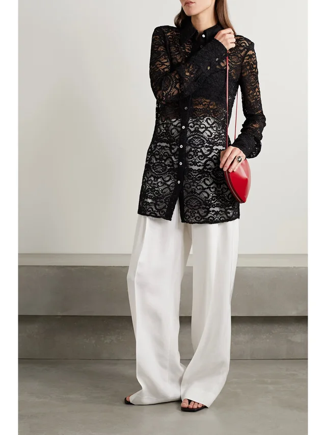 INTERIOR The Emma corded lace shirt in Black, photo 2 of 2 from NET-A-PORTER (Canada)