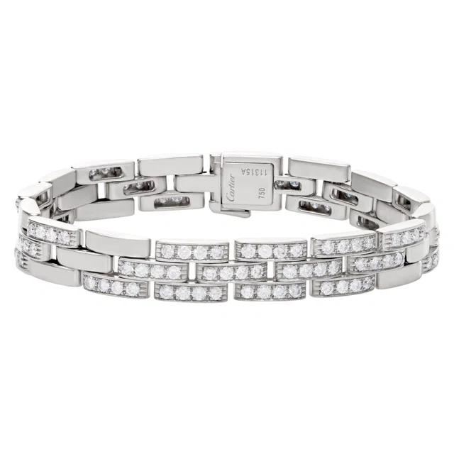 Cartier Maillon Panthere bracelet in White White Gold from Gray And Sons
