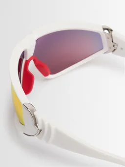 Moncler Mask Sunglasses in 0% Platinum, photo 5 of 5 from LUISAVIAROMA