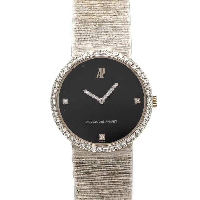 Audemars Piguet White Gold Manual Winding Watch in White from LuxUness