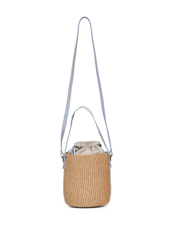 Chloé Woody Bucket Bag — Gray Paper in Grey Calfskin from HEWI