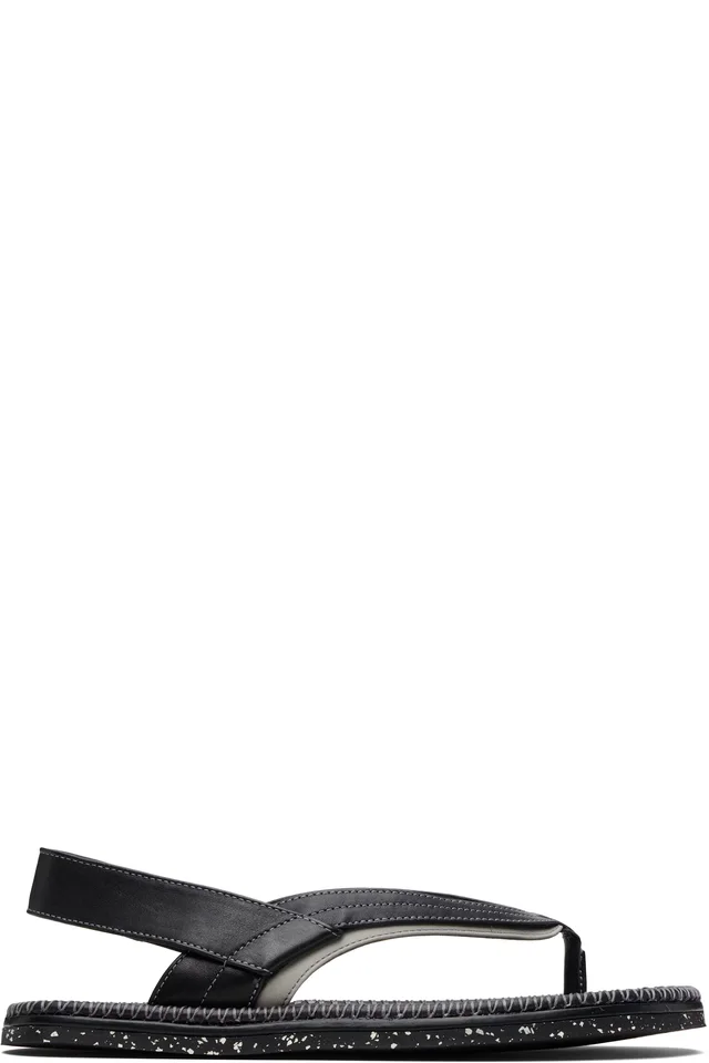 Kiko Kostadinov Black Andras Sandals, image 1 of 1 from SSENSE