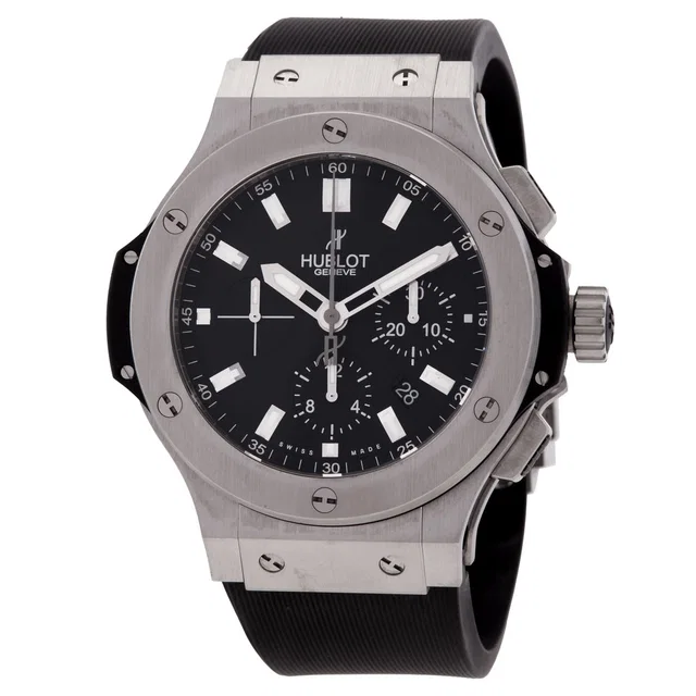 Hublot Big Bang Chronograph Automatic Black Dial Mens Watch 301.SX.1170.GR in silver|black|gray from Jomashop.com