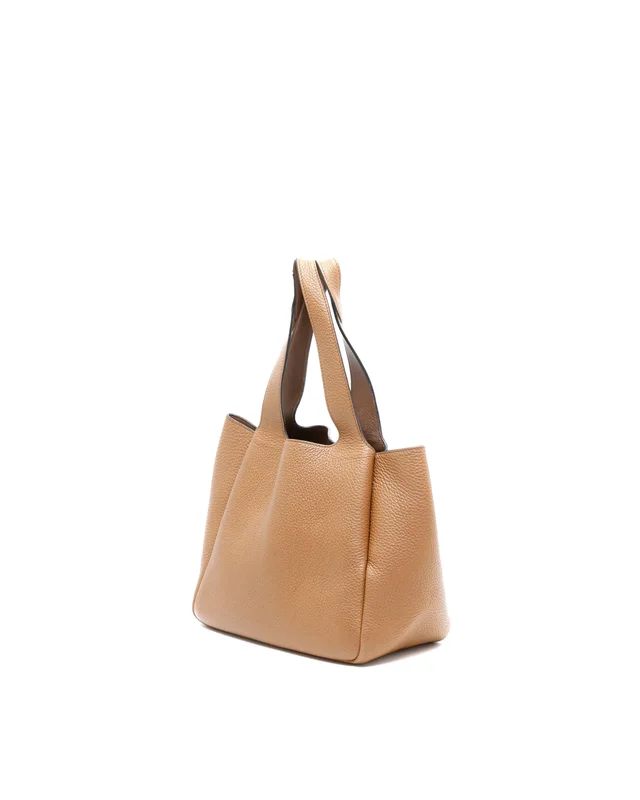 Prada Small Daino Dynamique Tote Bag in Leather from A Retro Tale, photo 3 of 10