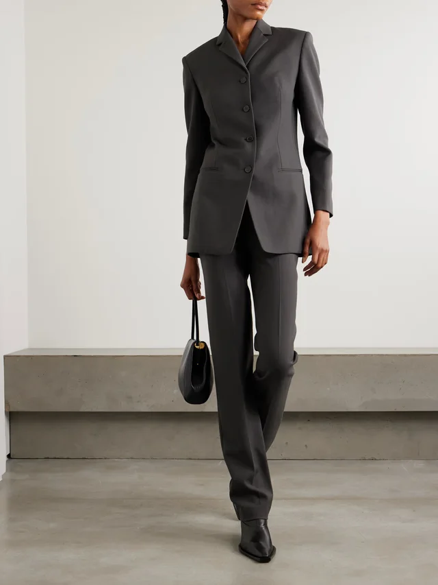 CALVIN KLEIN COLLECTION Adrian wool blazer in Grey, photo 2 of 2 from NET-A-PORTER (Canada)