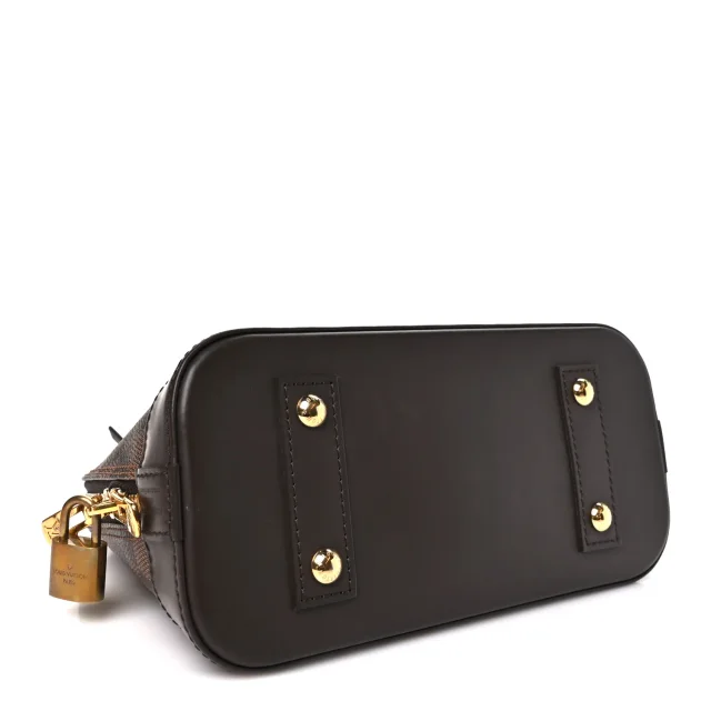 Louis Vuitton Damier Ebene Alma BB in Brown Coated canvas from FASHIONPHILE, photo 4 of 10