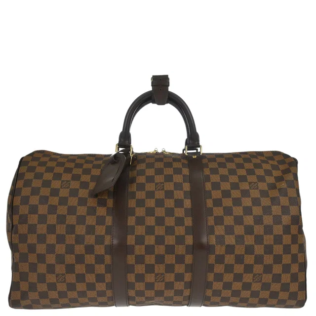 Louis Vuitton Damier Keepall 50 Travel Duffle Handbag N41427 in Canvas from AMORE Vintage Tokyo