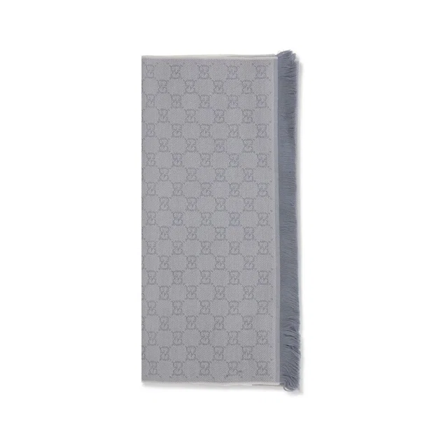Gucci Gray Wool Oves Aries Scarf in Grey Wool from HEWI