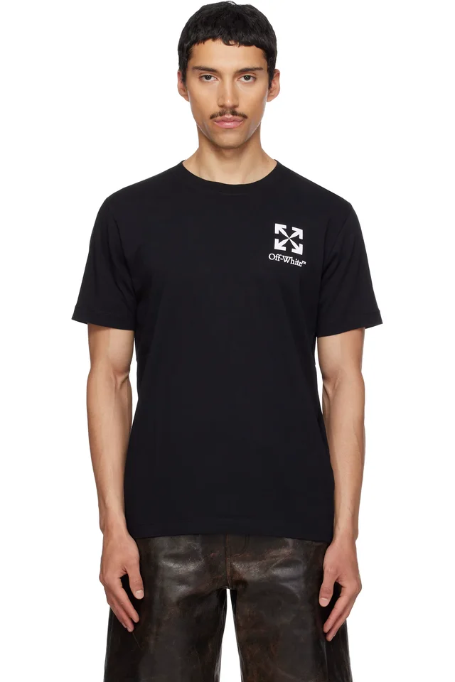 Black Small Arrow Slim T-shirt