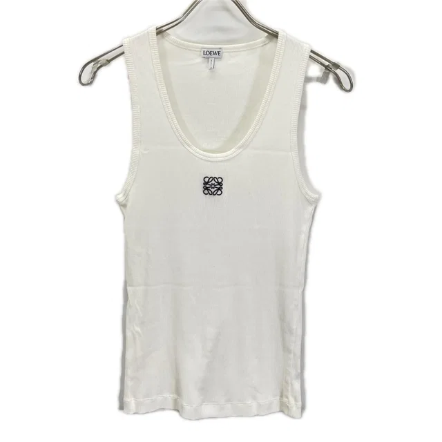 Loewe Anagram Tank Top XS in White from The Reluxe