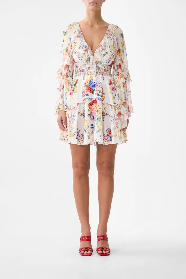 Camilla eBoutique SHORT WAISTBAND DRESS WITH RUFFLE SLEEVE I LEFT MY HEART IN GRANADA from CAMILLA, photo 1 of 1