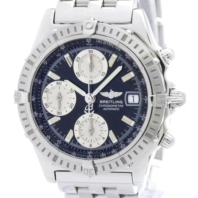 Breitling Chronomat Steel Automatic Mens Watch A13352 Polished in gold from Poshmark