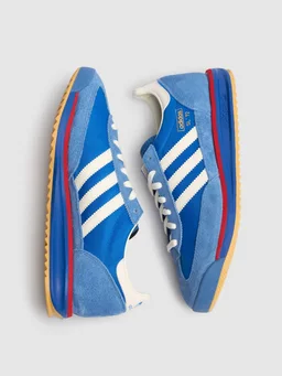 adidas Originals Low-top sneakers with flat sole in 0% Calf, 0% Polyester, photo 3 of 5 from LUISAVIAROMA