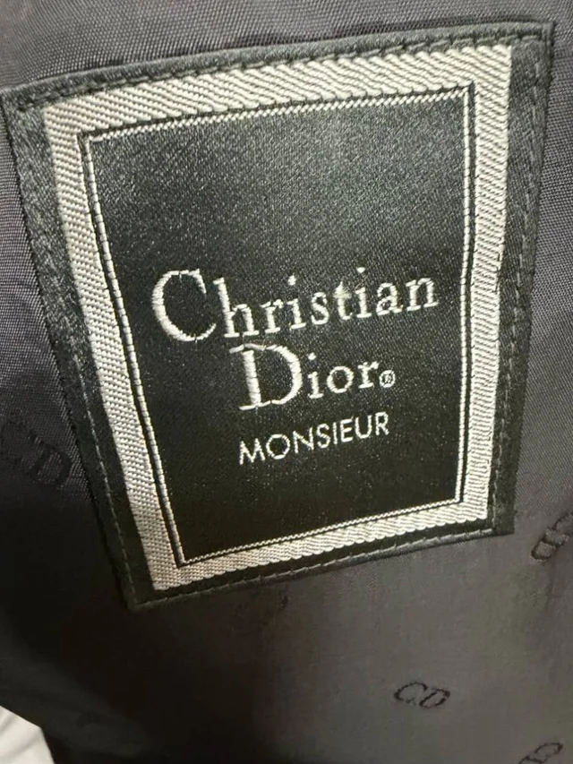 Dior Suit Jacket Grey Size: L in Grey from Oxfam Online Shop, photo 3 of 3