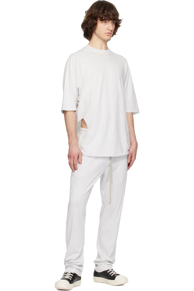 Rick Owens DRKSHDW Off-White Temple Berlin Drawstring Sweatpants, photo 4 of 4 from SSENSE