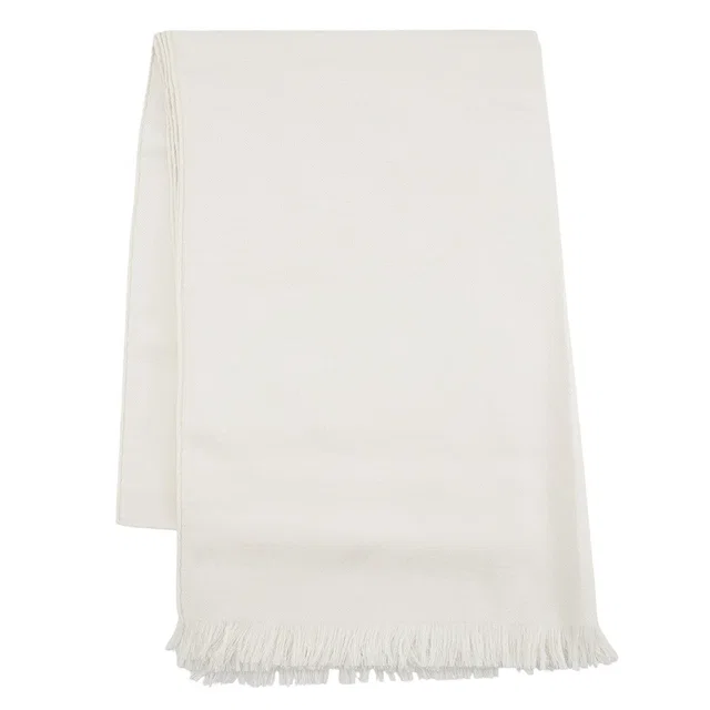 Hermès Stole New Libris Size 75x213 cm Ivoire Cashmere85% Silk15% from GALLERY RARE