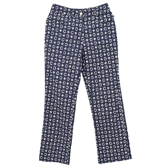 Celine 2011 Long Pants Macadam C Denim Navy #36 in Navy Denim from AMORE Vintage Tokyo