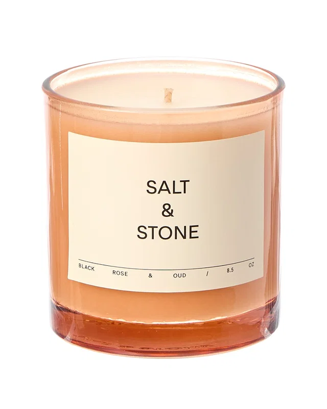 Salt & Stone 8.5oz Black Rose & Oud Candle, image 1 of 1 from Rue La La