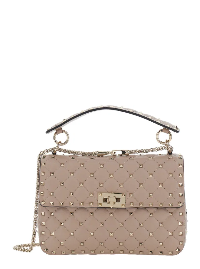Valentino Garavani Crossbody Bag — Beige Lamb in Beige Lambskin from HEWI