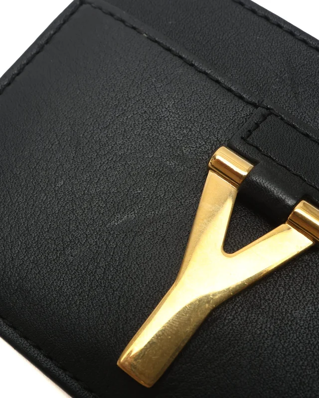 Saint Laurent Y Card Holder in Leather from A Retro Tale, photo 4 of 4