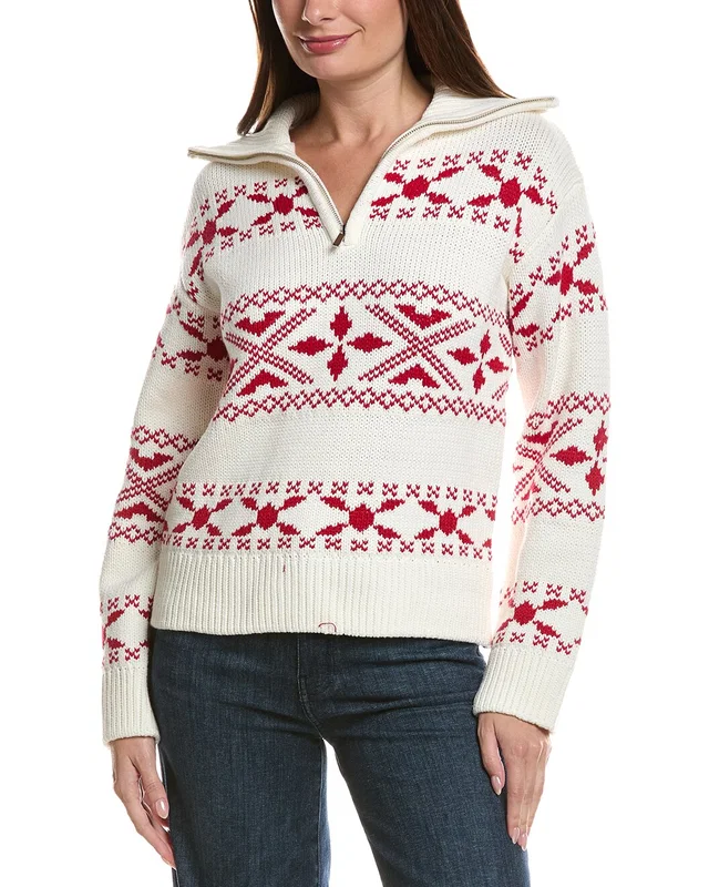 English Factory Motif Zip Up Sweater, image 1 of 1 from Rue La La