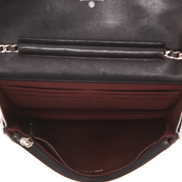 Chanel ‘Wallet on Chain’ shoulder bag in Black Leather from Collector Square, photo 5 of 5