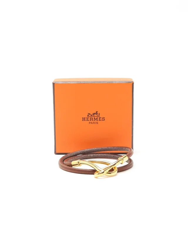 Hermès Jumbo Double Bracelet in Leather from A Retro Tale, photo 2 of 5