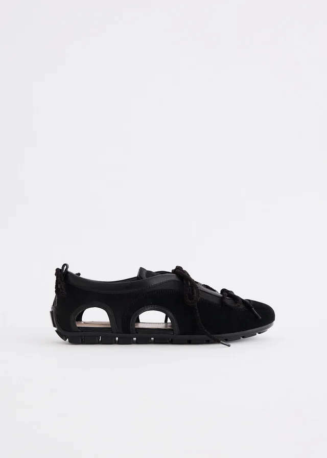 Simone Rocha Cutout Ballerina Grip Trainer in Black from Incu, photo 1 of 1