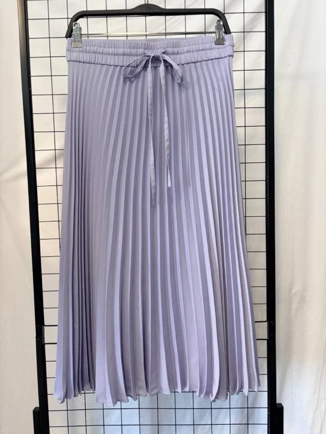 REDValentino pleated midi skirt light purple Size: S in Purple Polyester from Oxfam Online Shop