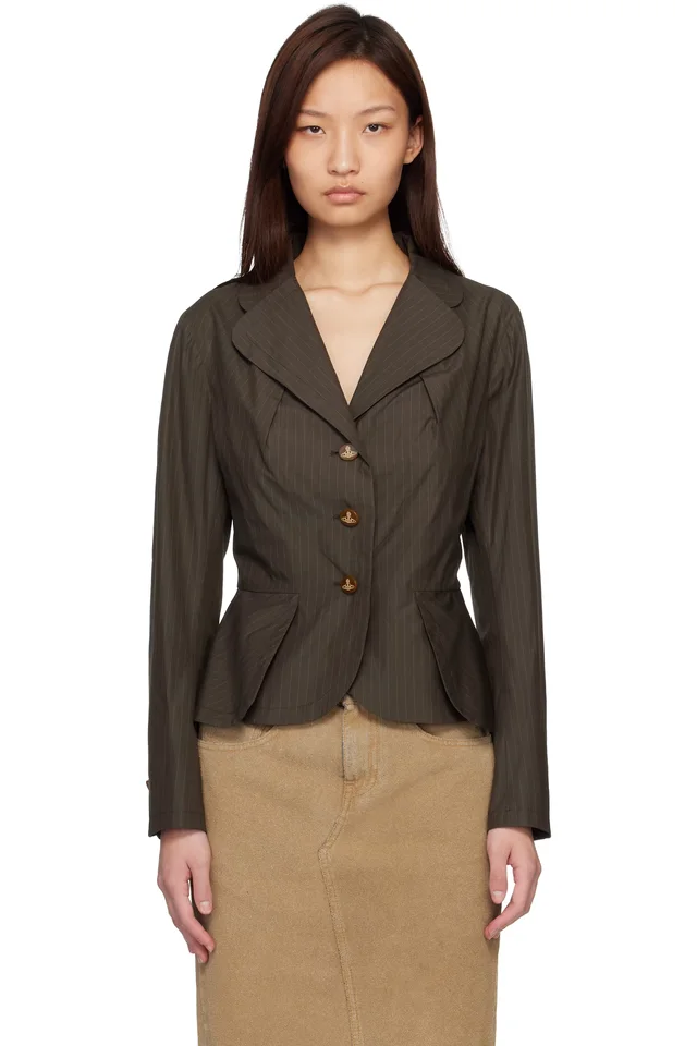 Vivienne Westwood Khaki Bettina Blazer, image 1 of 1 from SSENSE