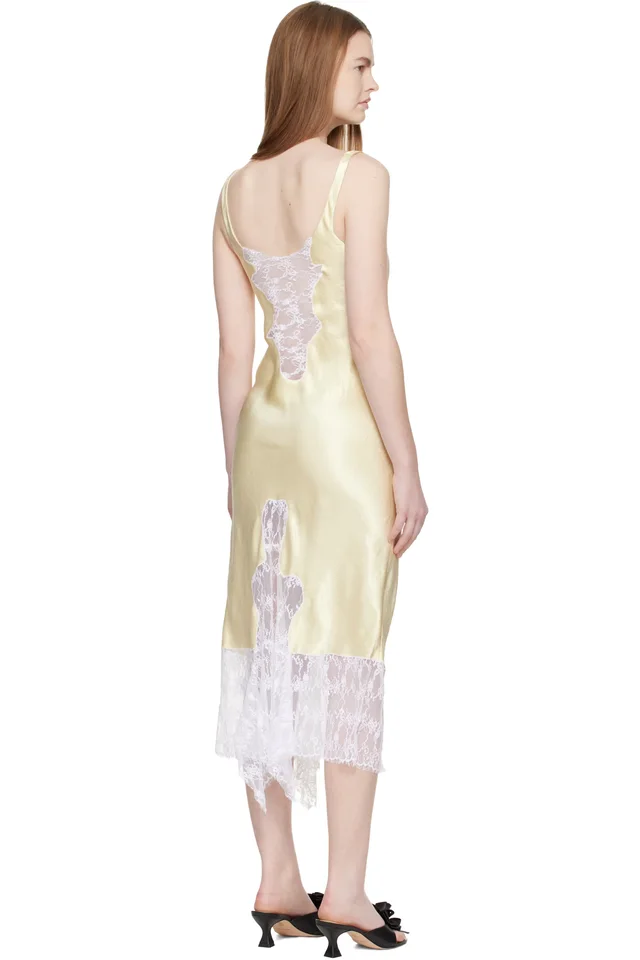 Collina Strada Yellow Anemone Midi Dress, photo 3 of 4 from SSENSE
