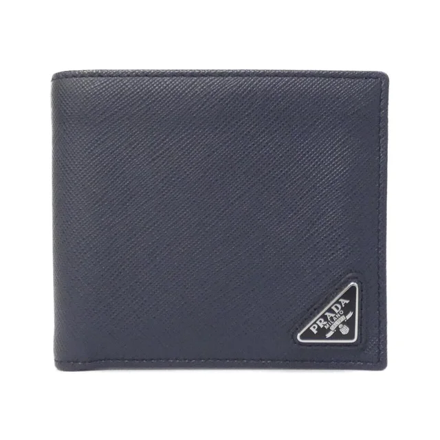 Prada 2MO513 Wallet in BALTICO / SILVER metal fittings SAFFIANO TRIANG from KOMEHYO
