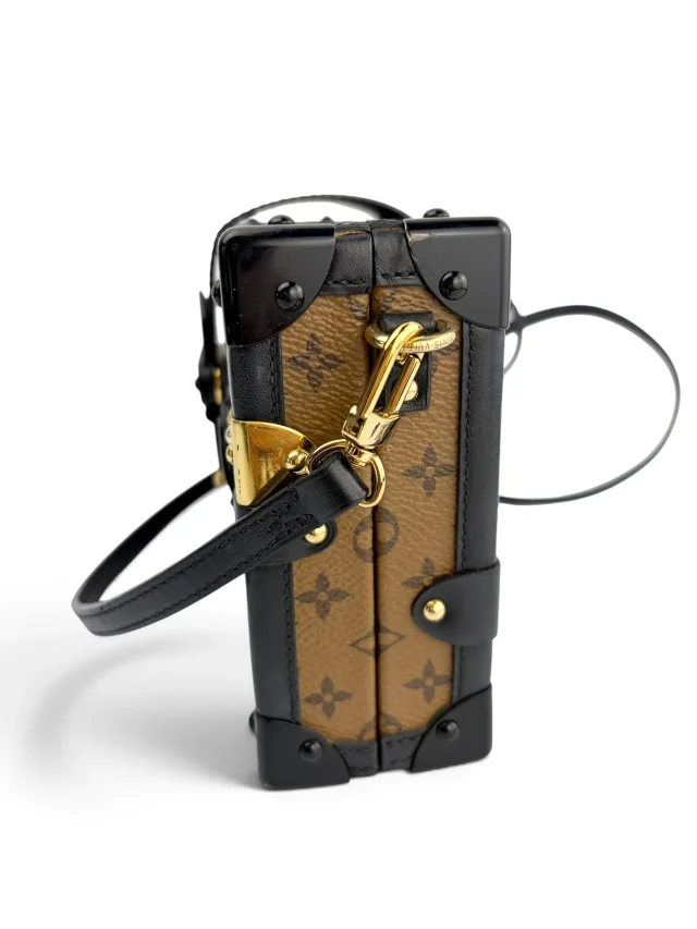 Louis Vuitton Petite Malle Damier Tressage Monogram Canvas and Leather in Coated canvas from Season 2 Consign, photo 4 of 10
