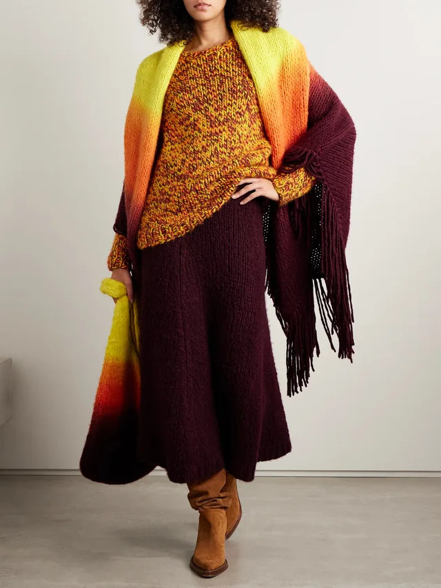 GABRIELA HEARST Poros cashmere sweater in Orange, photo 2 of 2 from NET-A-PORTER (Canada)