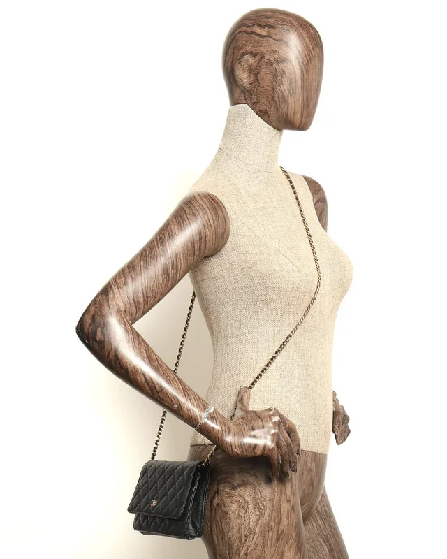 Chanel Caviar Wallet On Chain Bag in Caviar leather from A Retro Tale, photo 12 of 12