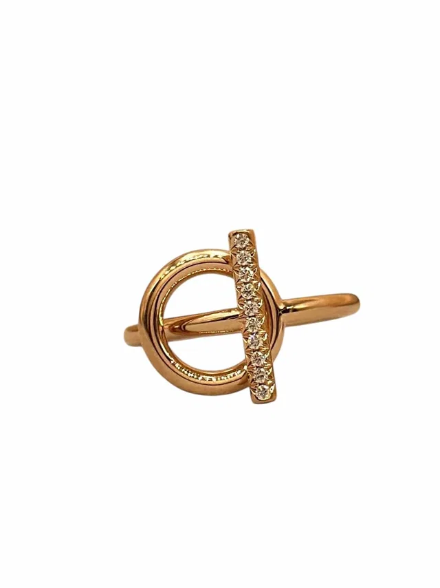 Hermès Echappee Ring with Diamonds from Luxury Promise