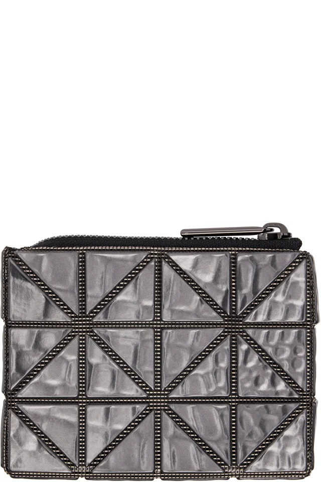 BAO BAO ISSEY MIYAKE Gunmetal Cassette Wallet, photo 2 of 2 from SSENSE