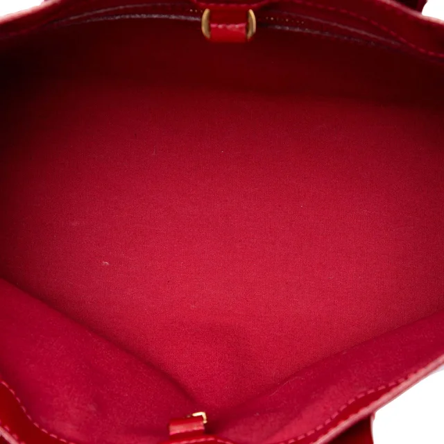 Red Louis Vuitton Monogram Vernis Wilshire PM Handbag in Red Leather from Designer Revival, photo 2 of 2