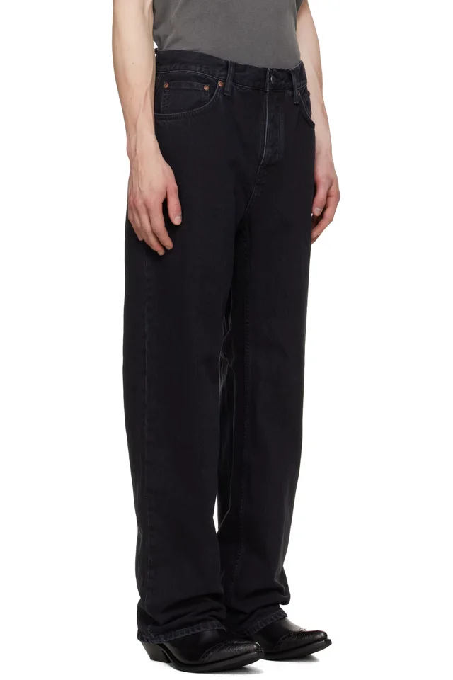 Nudie Jeans Black Tuff Tony Jeans, photo 2 of 2 from SSENSE