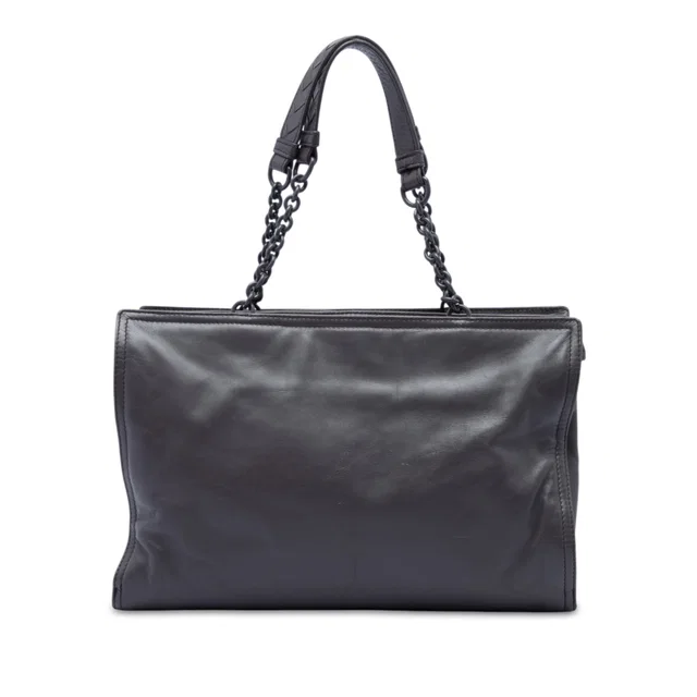 Purple Bottega Veneta Nappa Chain Tote in Purple Nappa leather from Designer Revival