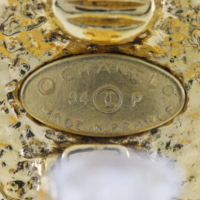 Chanel Plated Earrings in Gold Gold-plated metal from LuxUness, photo 8 of 9