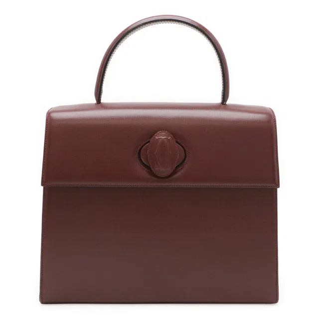 Cartier Must Line Calf Leather Handbag in Calfskin from LuxUness