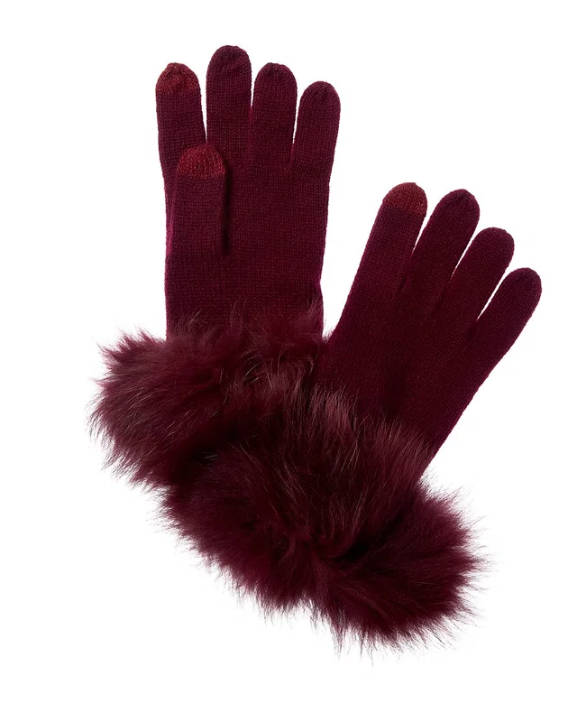 Sofia Cashmere sofiacashmere Tech Cashmere Glove, image 1 of 1 from Rue La La