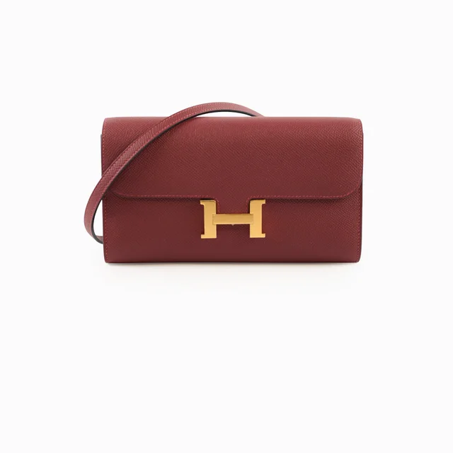 Hermès Constance To Go Rouge H - April 2026 in Burgundy Epsom leather from The Purse Affair