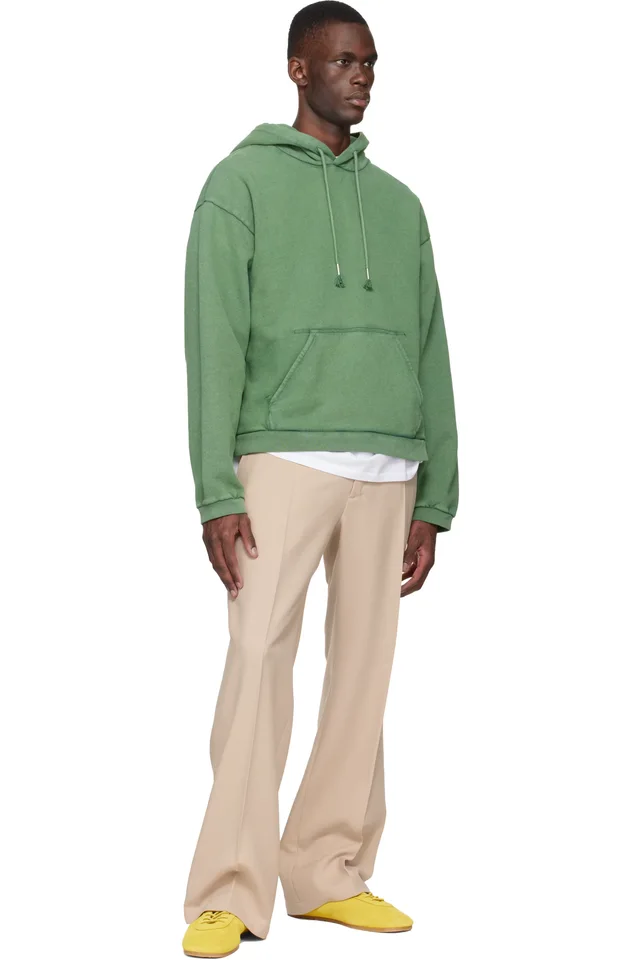 Stockholm (Surfboard) Club Green Logo Hoodie, photo 4 of 4 from SSENSE