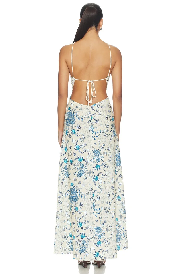 Agua Bendita Indira Bleu Dress in Multicolor, photo 3 of 4 from REVOLVE (Canada)
