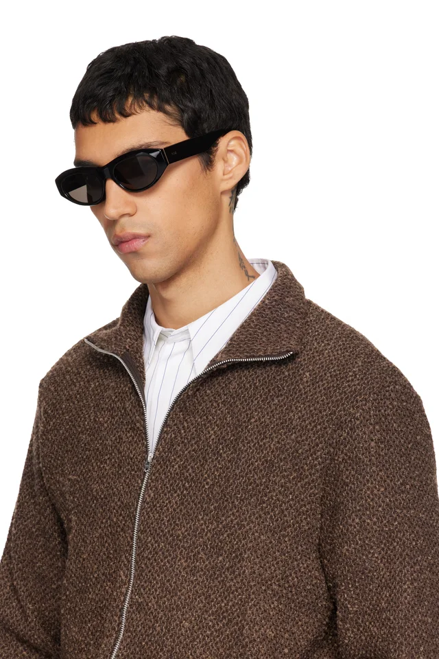 RETROSUPERFUTURE Black Cinema Sunglasses, photo 4 of 4 from SSENSE