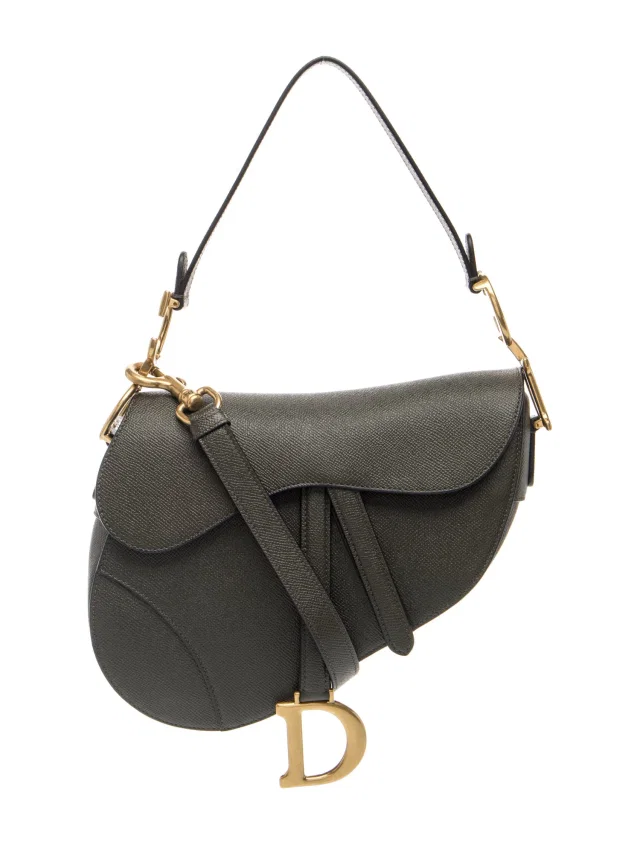 Dior Saddle Other bag in black Leather from The RealReal