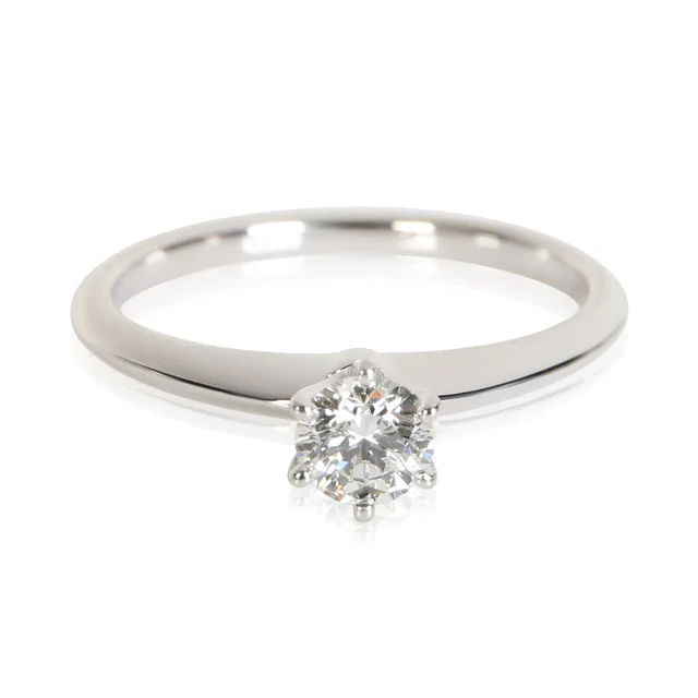 Tiffany & Co. 0.36 ct Round Brilliant Diamond Engagement Ring from myGemma